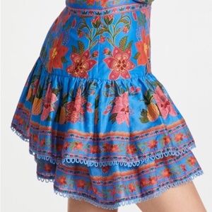 Farm Rio ruffle skirt